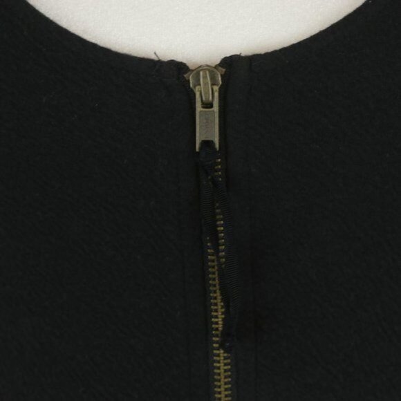 Anthropologie Maeve Amapola Women's Size 2 Black Chevron Striped Mini Dress - Picture 8 of 12